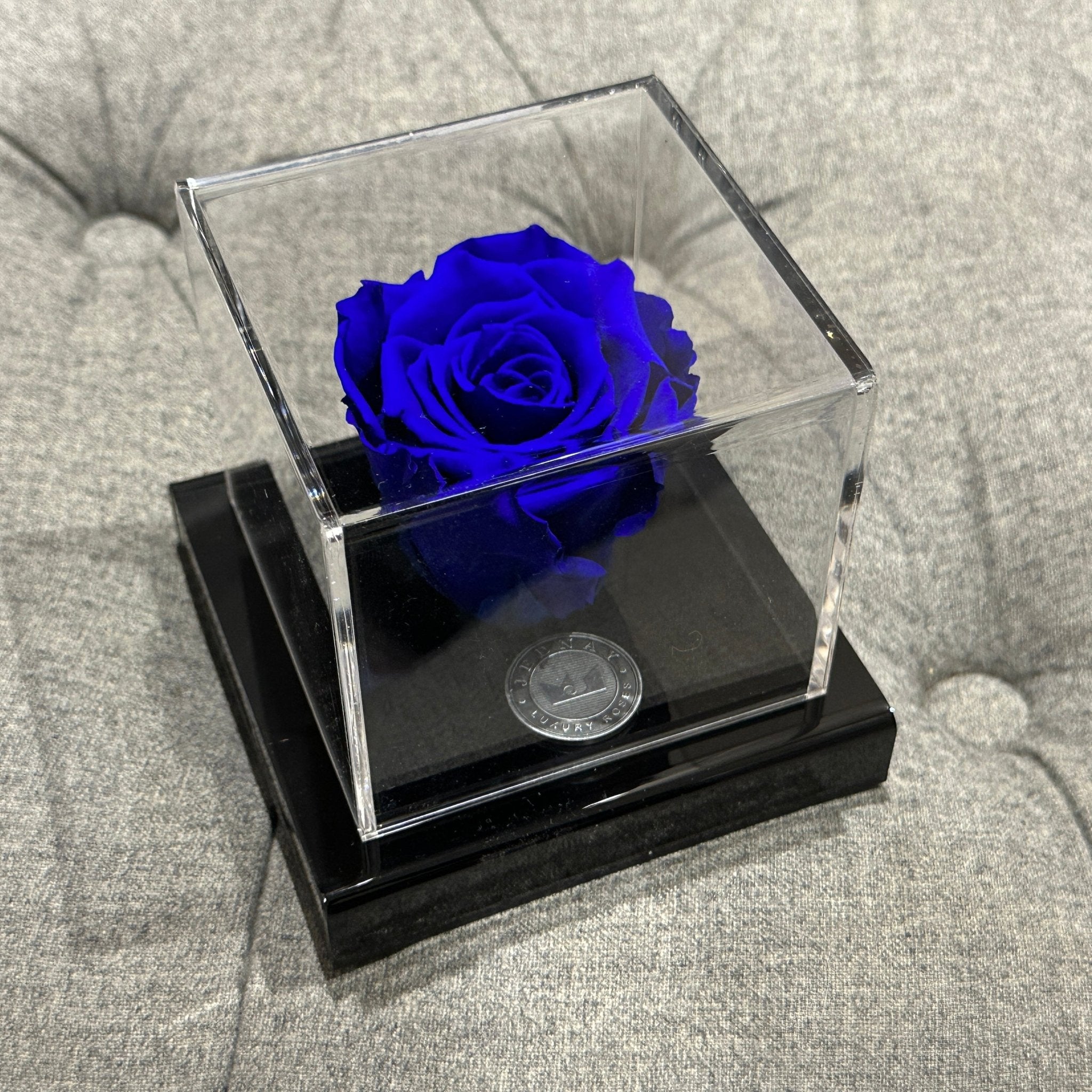 The Clarity Deluxe | Deep Blue Sea Eternal Rose - Jednay Roses