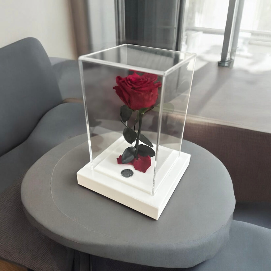 THE CLARITY BELLE - RED RED WINE ETERNAL ROSE