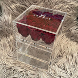 The Clarity Nine vanity box - 9 Infinity Roses - Jednay Ltd